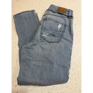 American eagle womens 4 short distressed denim